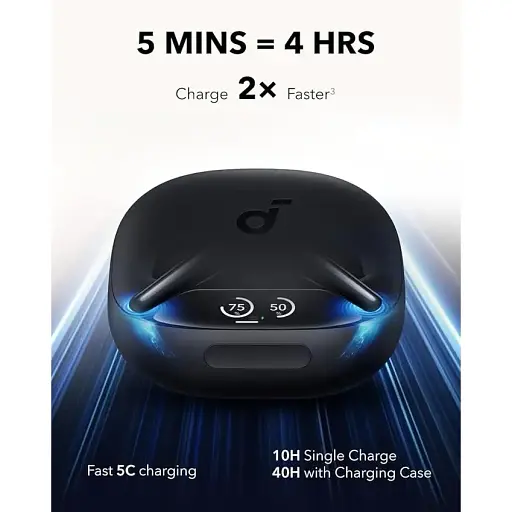 Bluetooth-гарнітура Anker SoundCore Liberty 4 Pro Black Matte (A3954G11) - фото 10