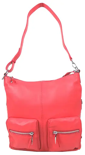 Кожаная сумка - рюкзак траснформер женская Giorgio Ferretti 34х31х12,5 см 000216676 - фото 2