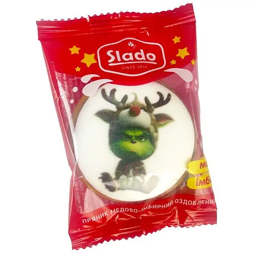 Медово-імбирний пряник Slado оздоблений 25 г - фото 10