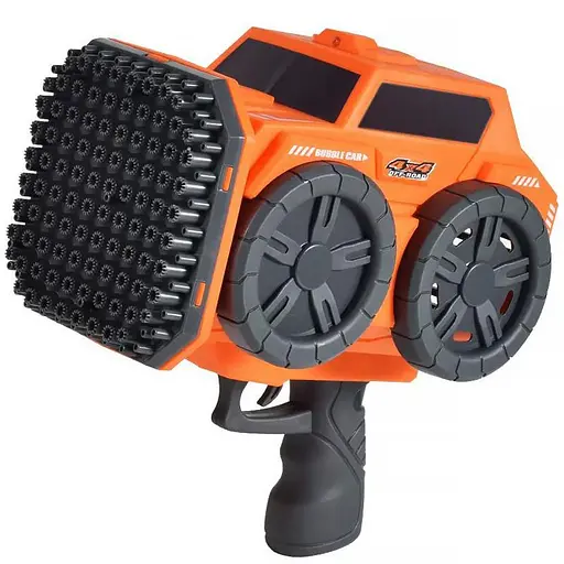 Пістолет з мильними бульбашками SHT KB1294 Car на 139 отворів + 2xbottle 60ml Orange - фото 3