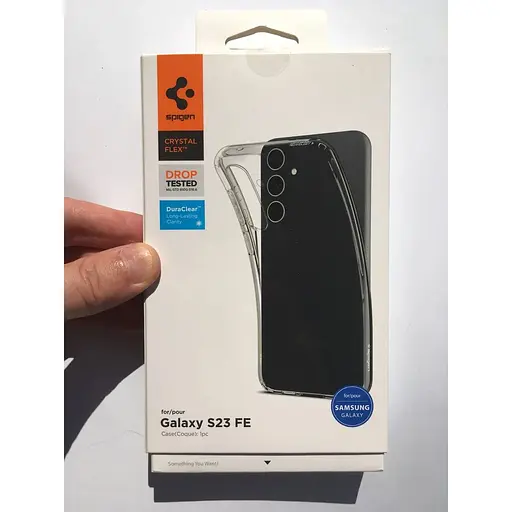 Оригинальный силиконовый чехол Spigen Liquid Crystal Flex Original для Samsung Galaxy S23 FE (6.4") ACS07040 - фото 2