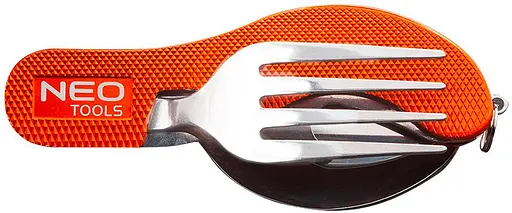 Нож Neo Tools складной туристический с вилкой и ложкой - фото 3