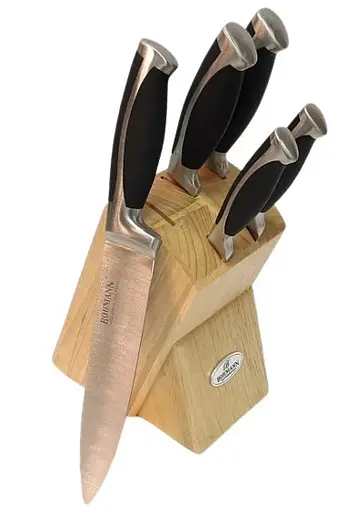 Набор ножей для кухни с подставкой Bohmann BH-5044 кухонные ножи с подставкой - фото 5
