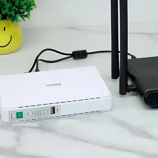 Power Bank Hoco DB25 Plus 10000 мА·ч с UPS для роутера и сетевого оборудования - фото 3