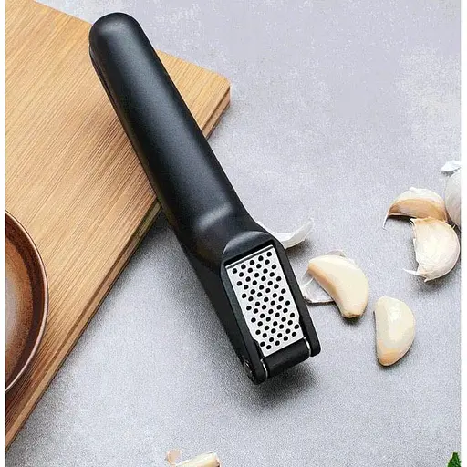 Часникниця Hou Huo Heat Garlic Press чорна - фото 2
