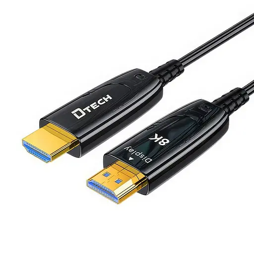 Кабель оптичний HDMI 2.1 10m Dtech DT-HOF8010 (74-00143) - фото 1