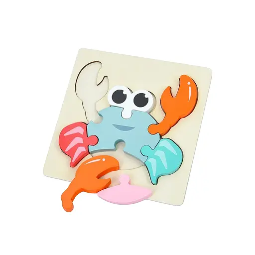 Дерев’яна іграшка Пазли, 15x15x1 см (В асортименті)