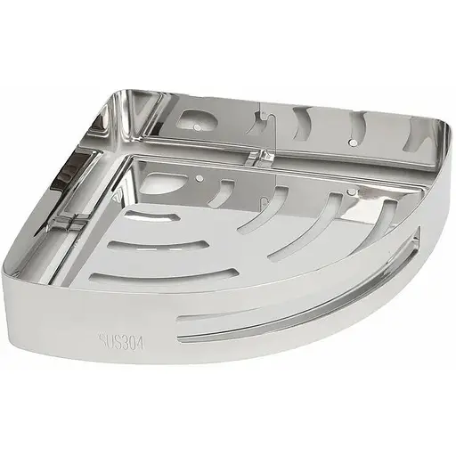 Полочка одинарная Platinum 2201-1-9 Gb, Нержавеющая сталь - фото 1