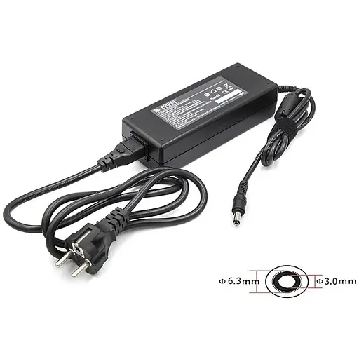 Блок живлення для ноутбуків PowerPlant TOSHIBA 220V, 19V 120W 6.3A (6.3*3.0)