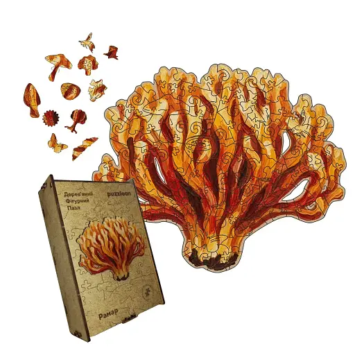 Деревянный фигурный пазл Рамария, А1, Картонная коробка 500+ элементов