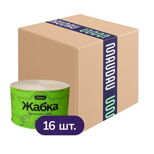 Туалетная бумага Жабка макси 16 шт. - фото 1