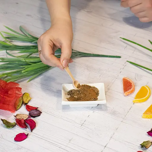 Ложка дерев'яна для цукру, спецій та сипучих продуктів 7.5 см, Woodly Бежевий 86102 - фото 7