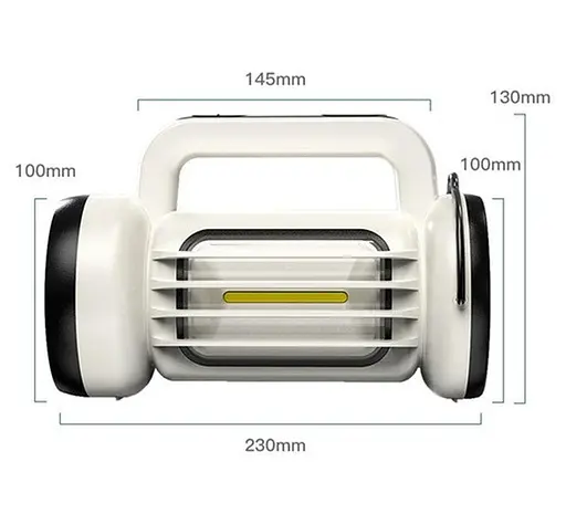 Кемпінговий ліхтар CH-22023 (LM+COB)+Power bank+Type-C+5 режимів - фото 3