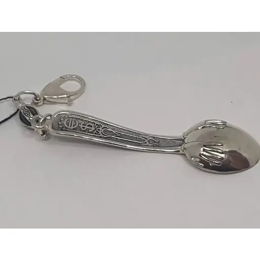 Срібний брелок Харківська ювелірна фабрика Ложка-загребушка. 7200-Ч - фото 3