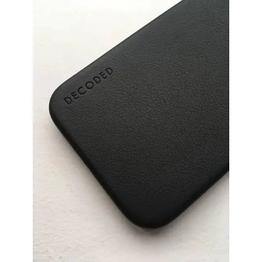 Оригінальний шкіряний чохол Decoded Leather Case MagSafe для Apple iPhone 13 (6.1") Black - фото 6