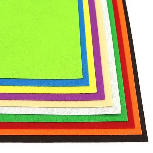 Фетрові листи для рукоділля Bambi HQ170-MIX2, 1,2 мм, А4 - фото 1