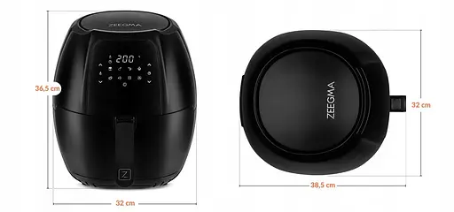 Аерогриль Аерофритюрниця Zeeegma Knapper GRAND Black - фото 7