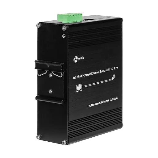 PoE-коммутатор 14-портовый управляемый L2+ E-LINK ETH-IMC2408MP гигабитный с 8 портами PoE, 240W (73-00150) - фото 5