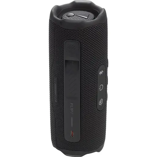 Колонка портативна 2.0 JBL Flip 7, Black, 30 Bт, Bluetooth, живлення від аккумулятора, 4800 mAh, IPX7 водонепроникна (JBLFLIP7BLK) - фото 3