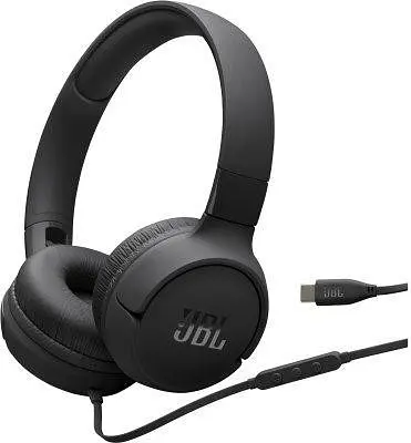 Навушники із мікрофоном JBL Tune 520C USB-C Black (JBLT520CBLK)
