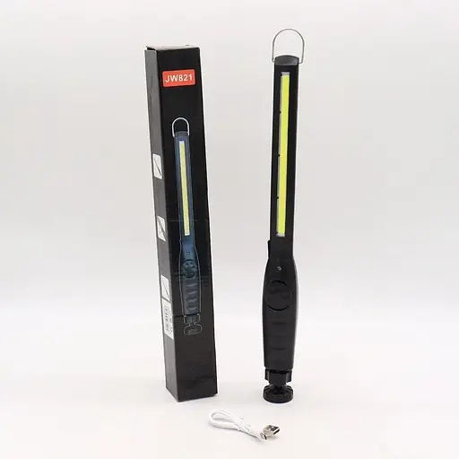 Аккумуляторный LED фонарь Bailong BL-821 с магнитом клипсой и USB светодиодный для кемпинга 500 lm Черный - фото 9