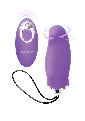 Віброяйце Toy Joy Make My Orgasm Eggsplode 8.9 см фіолетовий - фото 2