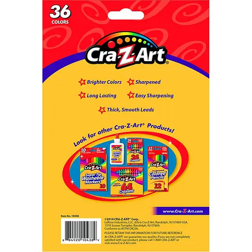 Олівці кольорові Cra-Z-Art 36 шт. (10438CRA) - фото 3