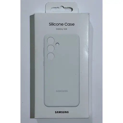 Оригинальный силиконовый чехол Samsung Silicone Case для Samsung Galaxy S24 White EF-PS921TWEGWW - фото 3