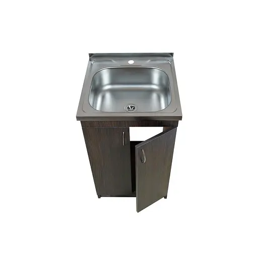 Тумба з накладною мийкою для кухні ЛДСП 50х50х83 см Венге (52866-01120) - фото 5