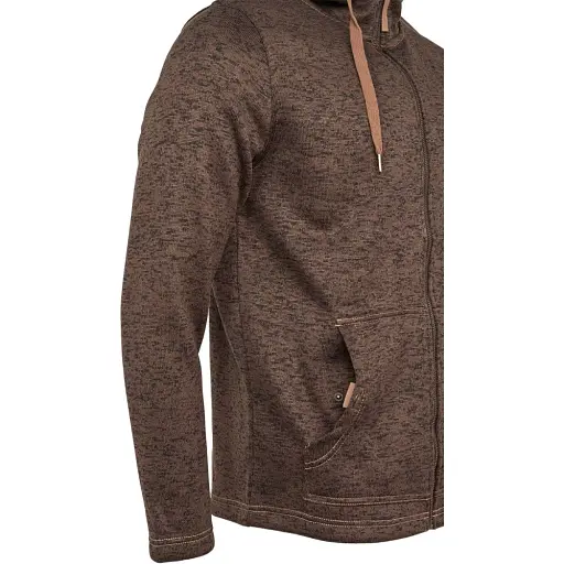Куртка Orbis Textil Herrenjacke Strick-Fleece 418000-69 5XL Тёмно-коричневый - фото 5