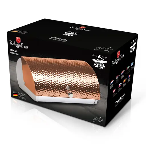 Хлібниця Berlinger Haus Rose Gold Edition 38.5х28х18.5 см (BH 6726) - фото 3