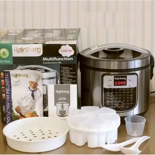 Універсальна багатофункціональна мультиварка Rainberg RB-6209 45 програм з антипригарним покриттям - фото 3