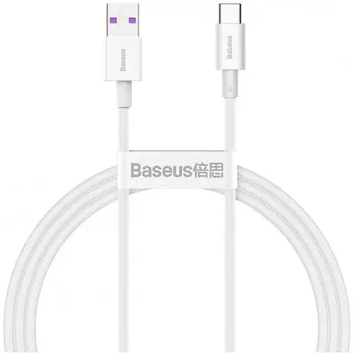 Кабель Baseus Superior Series Fast Charging Data Cable USB to Type-C 66W 1 м Білий