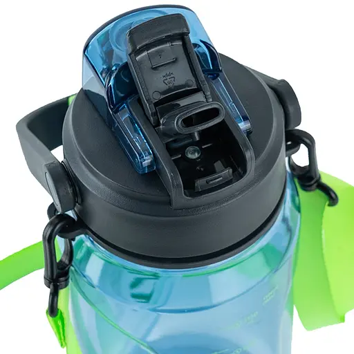 Пляшечка для води Kite 1.5 л синя з зеленим (K24-1202-1) - фото 6