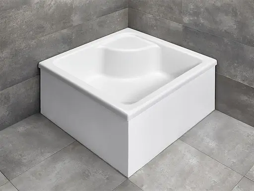 Душевой поддон Radaway Naxos C 90x90 для облицовки плиткой или мозаикой SNC9941-28 - фото 4