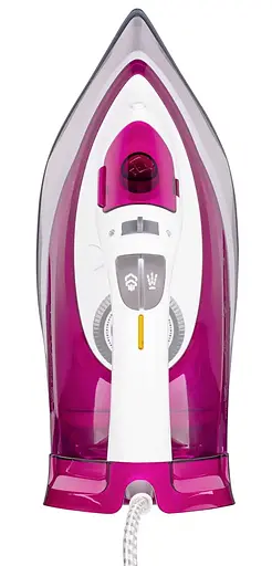 Гладильный паровой утюг ARDESTO IR-C2230-BUR с керамическим покрытием подошвы 30мл 2200Вт Розовый/Белый - фото 2