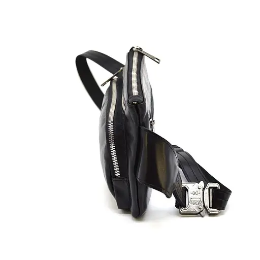 Кожаная мужская сумка на пояс TARWA 26х16х3 см sum0025989 - фото 15