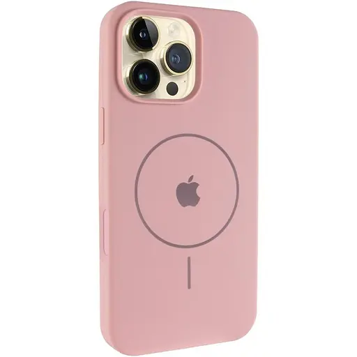 Чохол Epik Silicone Case Full Protective AA V2 with MagSafe для Apple iPhone 16 Pro 6.3 Рожевий/Pink Sand