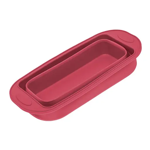 Форма для выпечки хлеба силиконовая 29.5х12.3х11 см, Profsil Бордовый 86797 - фото 2