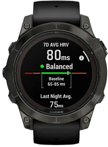 Смарт-годинник Garmin Fenix 7 Sapphire Solar Black DLC Titanium with Black Band (010-02540-34/35) - фото 5
