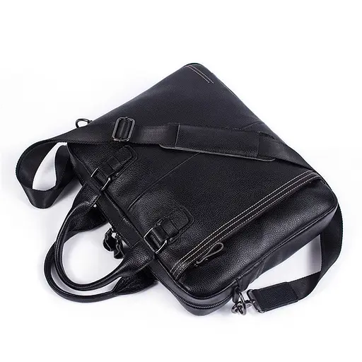 Чоловіча шкіряна сумка Vintage 36х29х6 см sum0015032 - фото 3