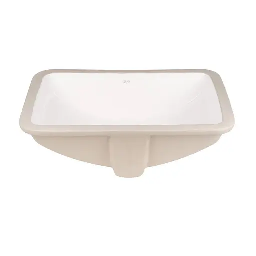 Умивальник Qtap Stork врізний прямокутний 530x370x200 мм White + донний клапан PU02O, Білий - фото 3