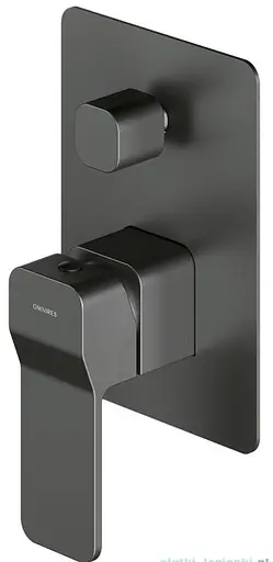 Душова система прихованого монтажу Omnires Slide graphite SYSSL12GR, Графіт - фото 2