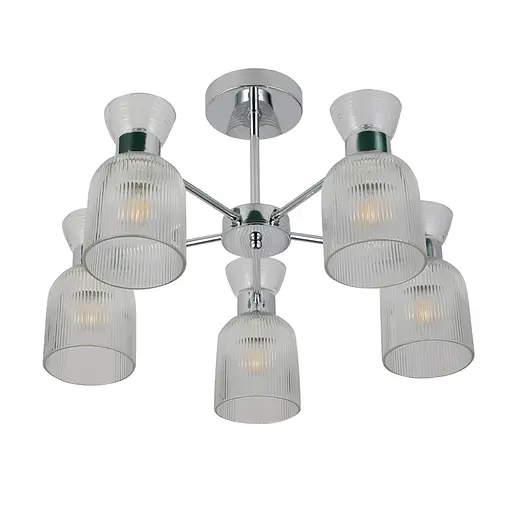 Люстра Ardero BL1650-3 SHARLOTT під лампу хром - фото 2