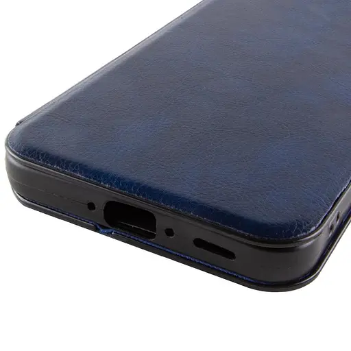 Шкіряний чохол-книжка Epik Belora для Xiaomi Redmi 9C Midnight Blue - фото 4