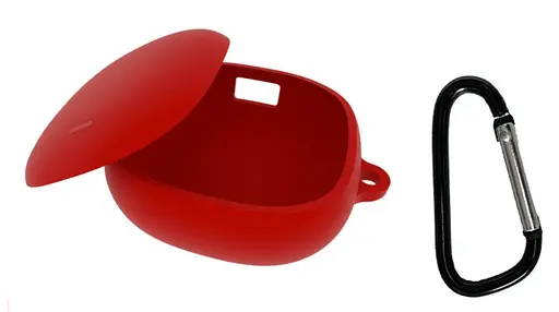 Чохол-накладка DK Silicone Candy Friendly з карабіном Anker SoundCore Liberty Air 2 Pro (red) - фото 2
