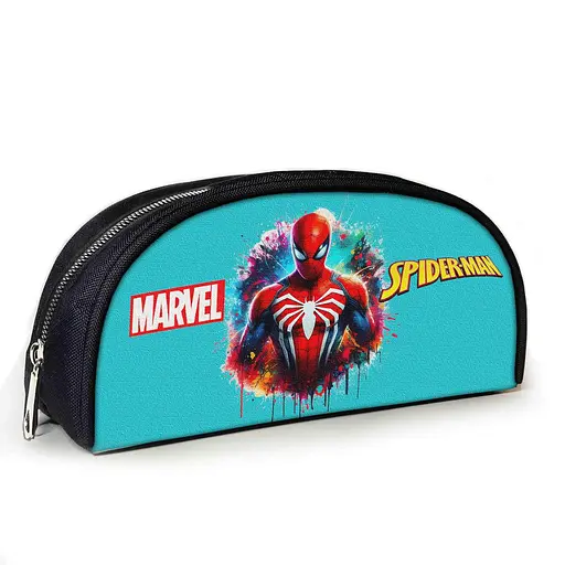 Пенал шкільний з принтом Людина-павук 23х10х8 см дитячий для дівчинки, хлопчика (3971)