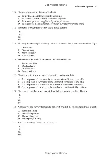 Organisational Management and Information Systems. Exam Practice Kit. Paper P4 - фото 9