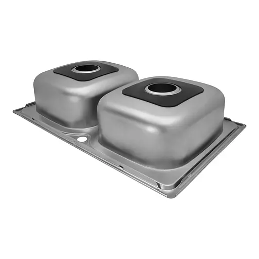 Кухонна мийка Kroner KRP Satin-5080Z (0,8 мм) CV025445, Satin - фото 5