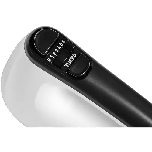 Миксер Liberton LHM-2806, White/Black, 600W, ручной, 6 скоростей, венчики, крючки для замеса теста, корпус из ABS пластика - фото 3